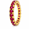Modern 14K Gold Ruby Ring