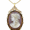 Vintage Gold Pearl Pendant