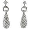 Vintage 18K Gold Diamonds Earrings