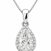 Modern Gold Diamonds Pendant Necklace