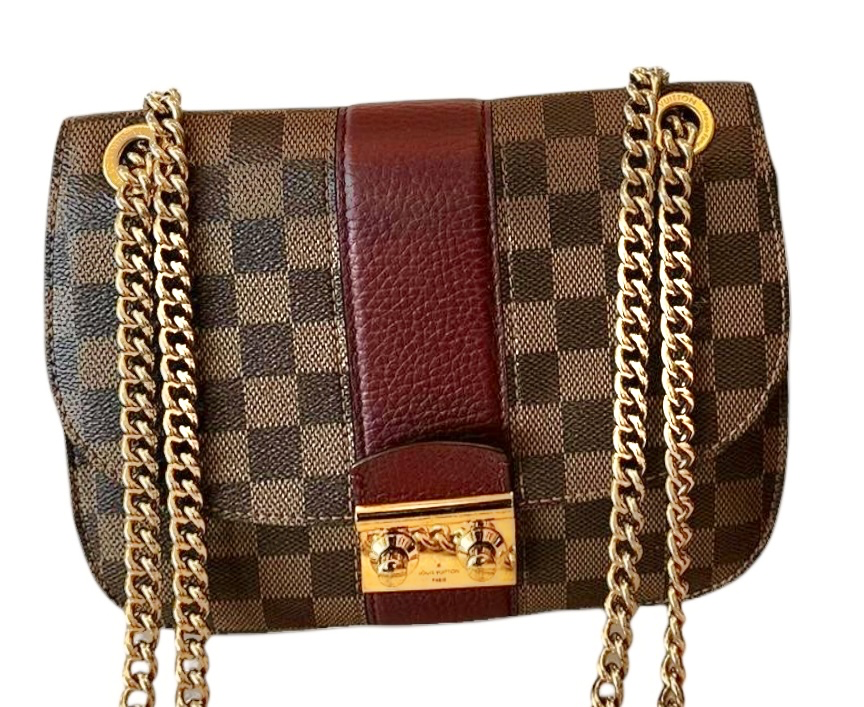 LOUIS VUITTON Damier Ebene Shoulder Bag