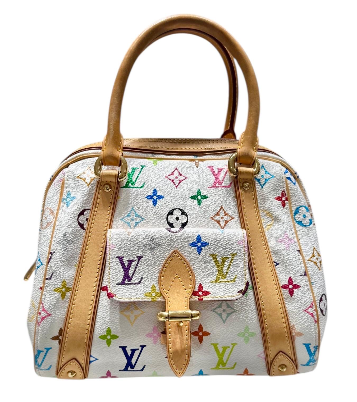 LOUIS VUITTON PRE-OWNED Priscilla Multicolor Monogram – Takashi Murakami Collaboration