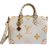 LOUIS VUITTON Pre-Owned Speedy 25 By The Pool Mini Boston Bag – White Multicolor