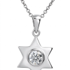 Modern 18K Gold Diamonds Pendant Necklace