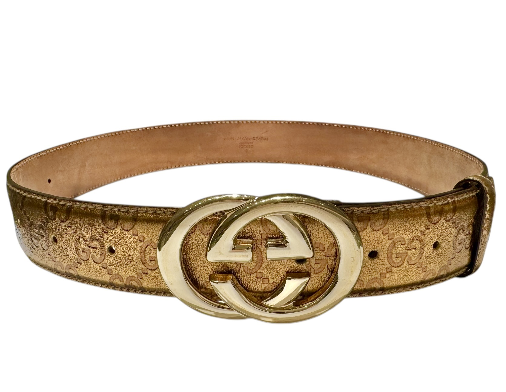 GUCCI Guccissima Leather Belt