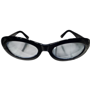 CHANEL Pre-Owned Dark blue optical glasses with gold logo